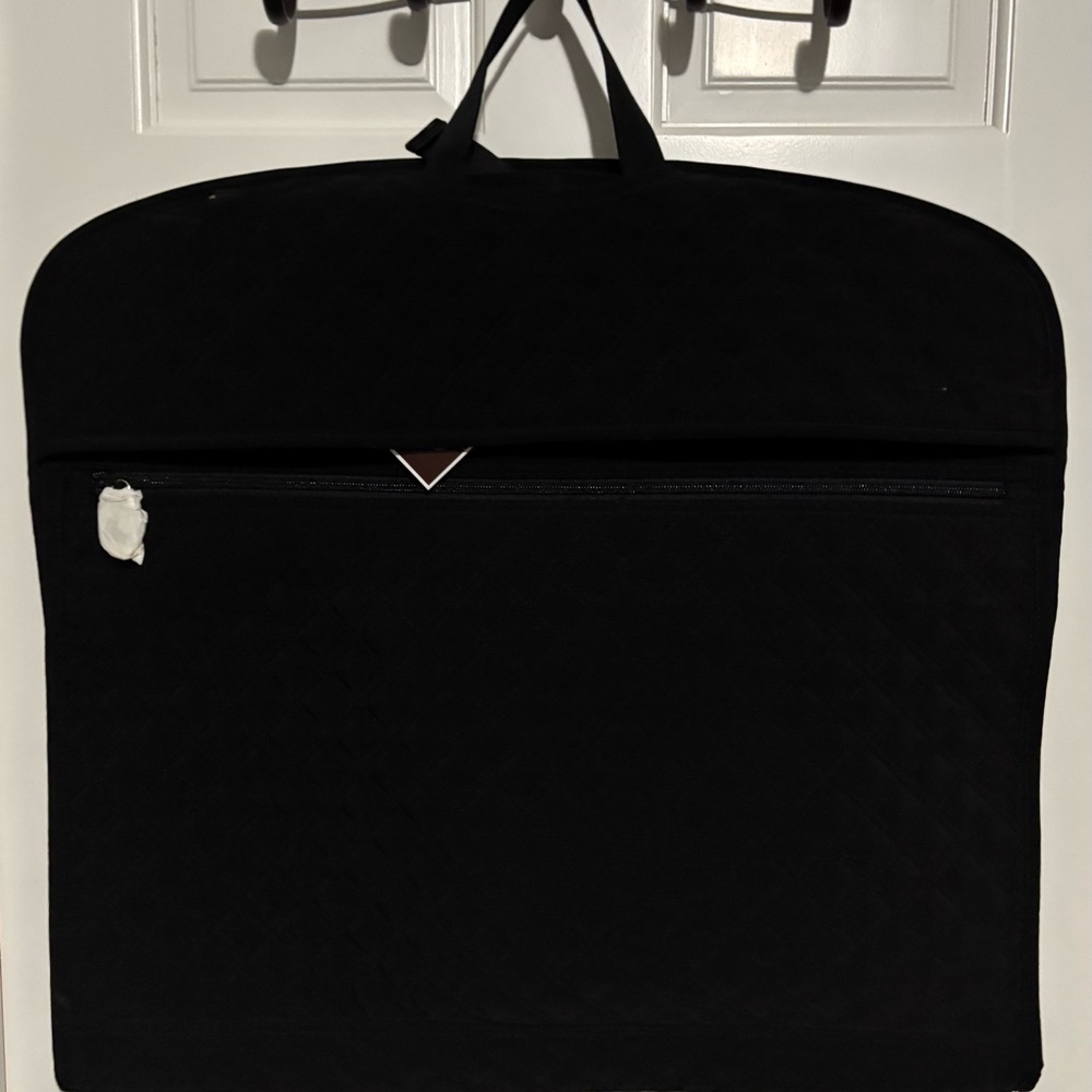 Black Quilted Garment Bag - Picture 3 of 8